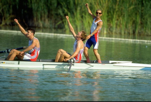 Greg Searle Johnny Searle and Gary Herbert of Great Britain 1992 Barcelona Games
