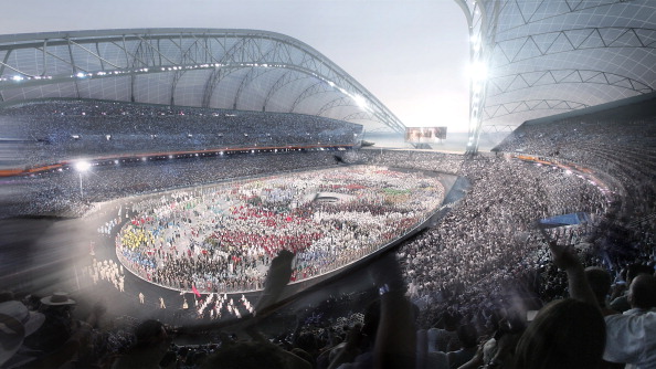 Interior of Sochi 2014 Olympic Stadium