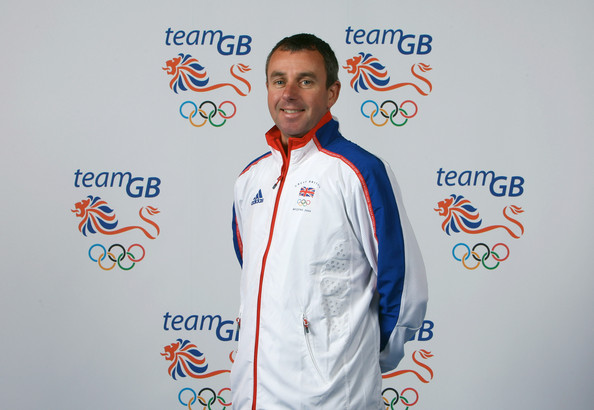 John Nuttall in front of Team GB