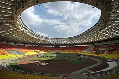 Luzhniki Stadium with track