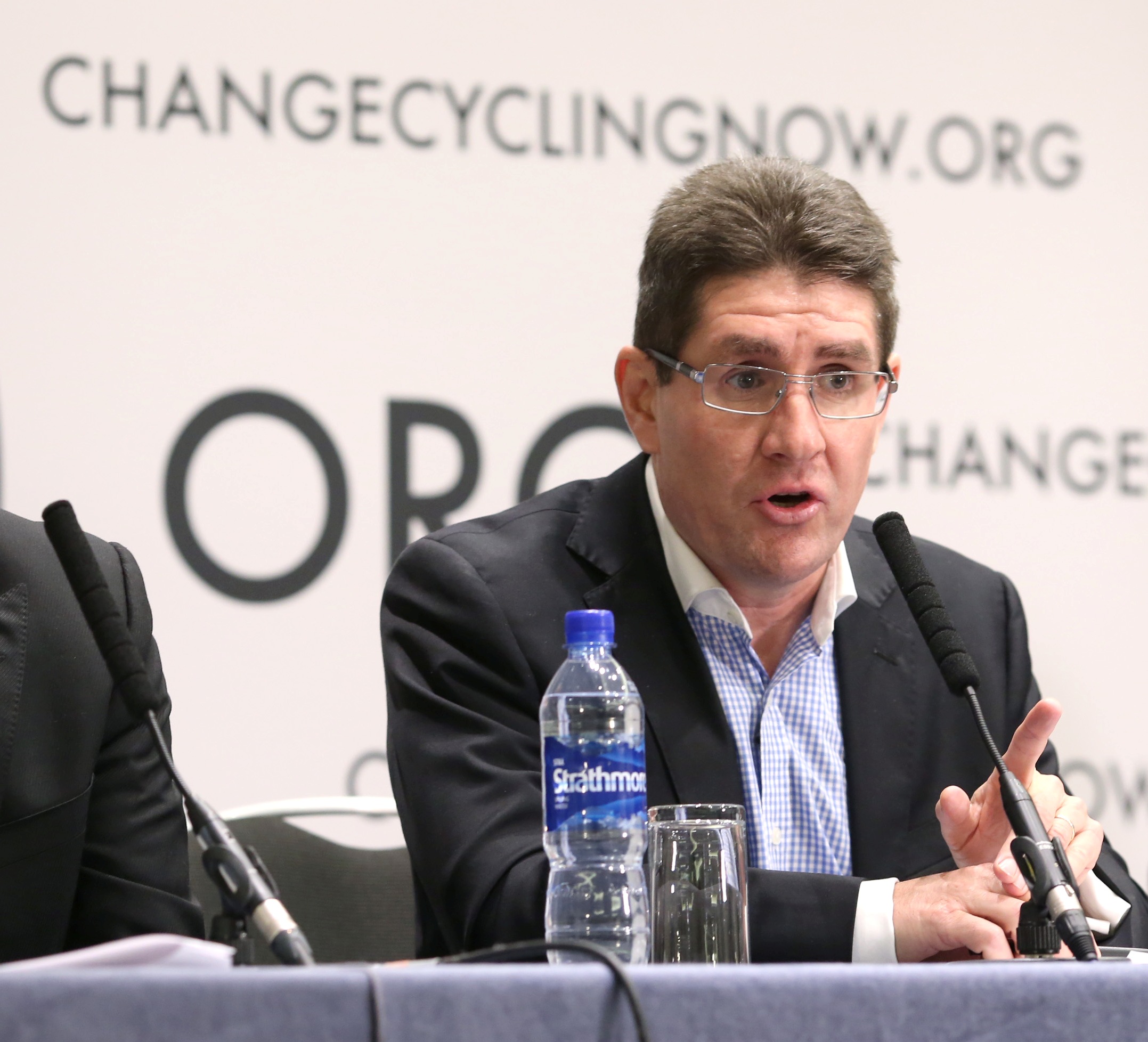 Paul Kimmage at Change Cycling Now press conference December 2012