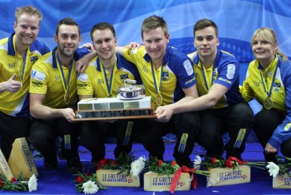 Sweden men with 2012 European Curling title December 15 2012