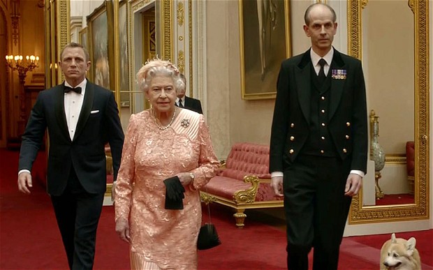 The Queen with Bond