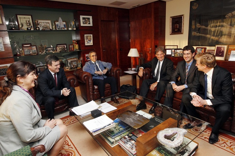 Alejandro Blanco and David Howman at meeting in Madrid 2012