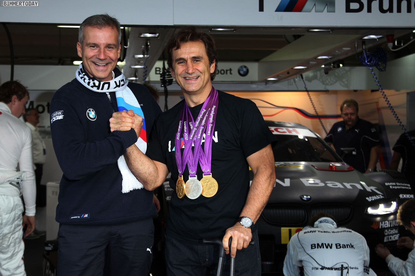 Alex Zanardi with BMW