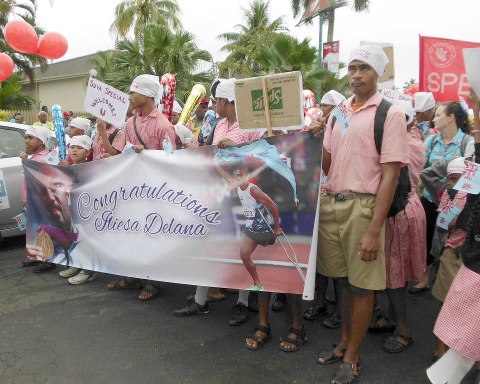 Iliesa Delana celebrations Suva