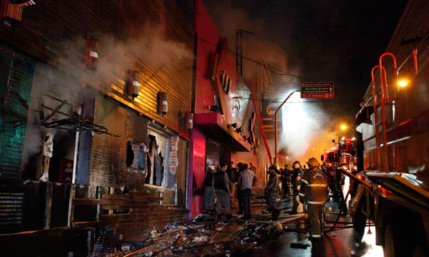 Brazil fire in nightclub January 27 2013