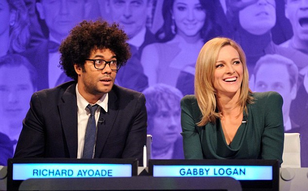 Gabby Logan appeared on the Big Fat Quiz of the Year