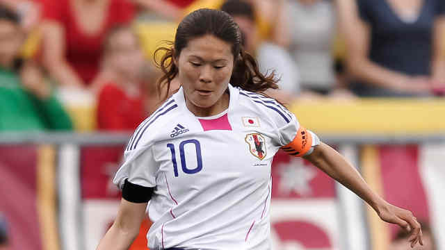Homare Sawa in action