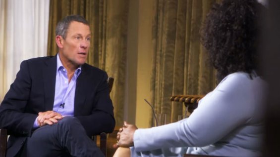 Lance Armstrong on Oprah Winfrey January 18 2012