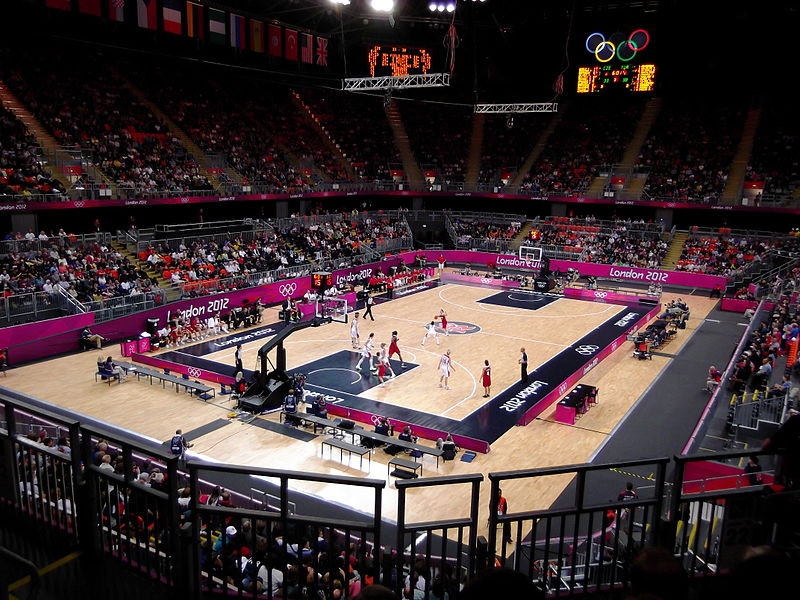London 2012 Basketball Arena during Olympics