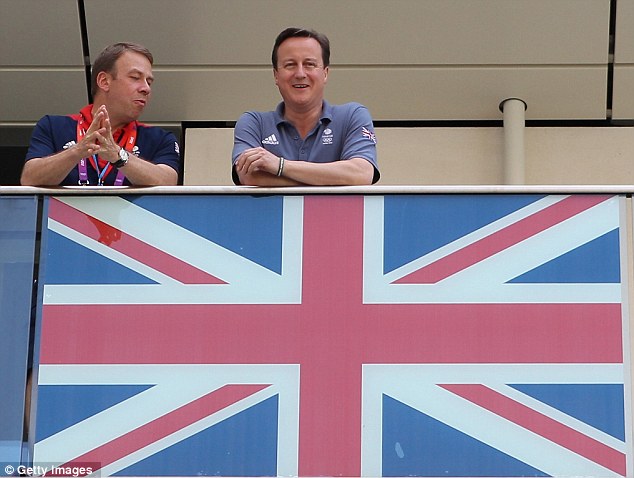 Andy Hunt with David Cameron