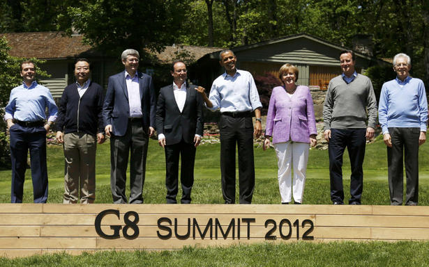 G8 summit at Camp David 2012