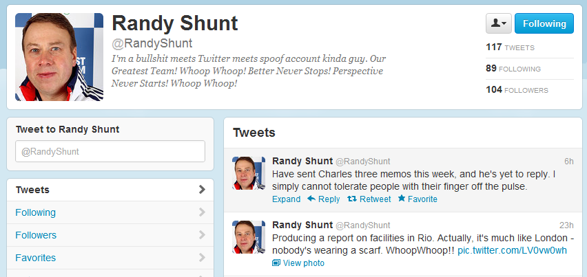 Randy Shunt page