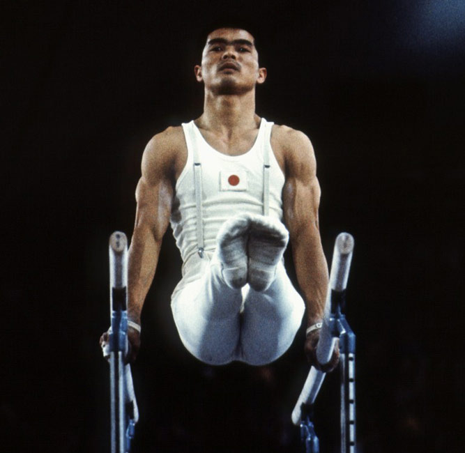 Sawao Kato won back-to-back all-around golds in 1968 and 1972