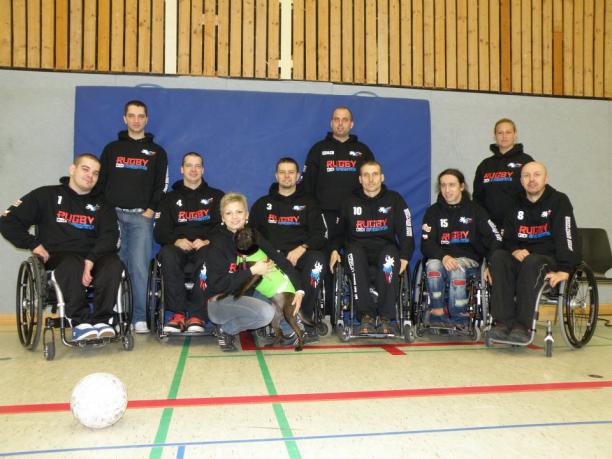 The Czech Republics wheelchair rugby team is celebrating its 20th anniversary in the sport