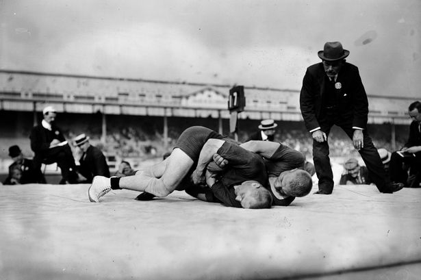 Wrestling at London 1908