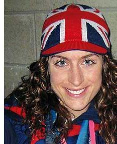 Amy Williams head and shoulders