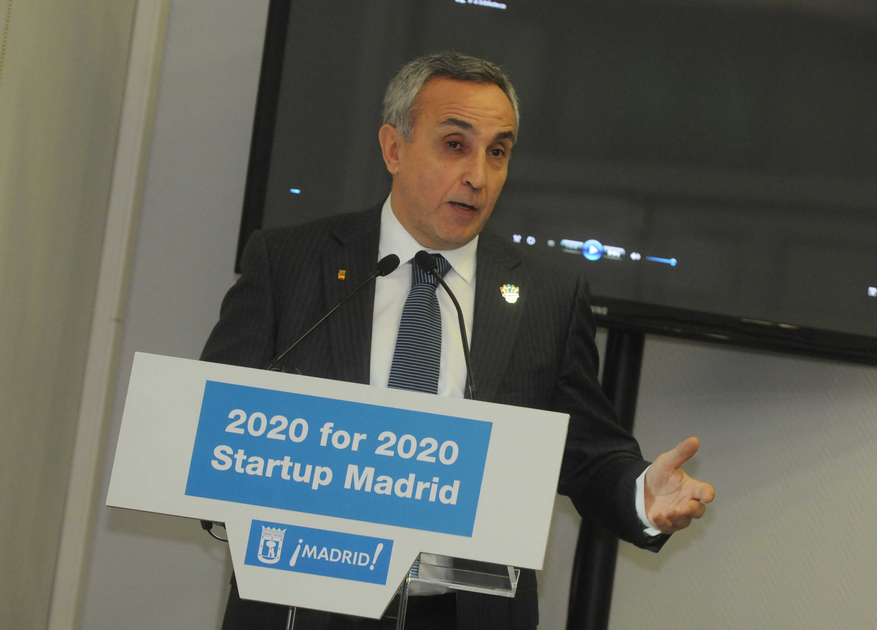 Alejandro Blanco at Madrid 2020 start up launch