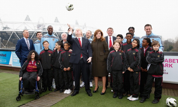 Boris Johnson at announcement of Olympic Stadium March 22 2013