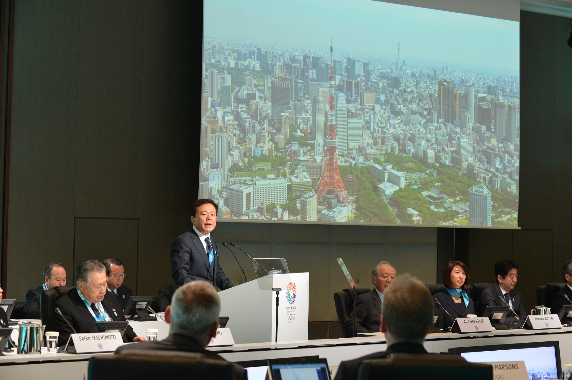 Governor Naoki Inose details Tokyos passion and ability to host wonderful Games at the IOC Evaluation Commissions opening sessions in the heart of Tokyo