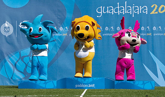 Huichi Gavo and Leo were the mascots for the last Pan American Games in Guardaajara 2011
