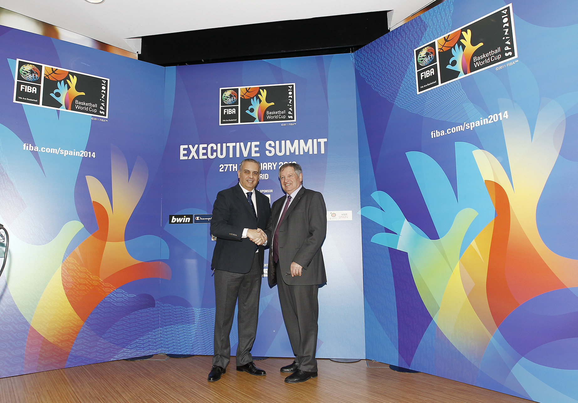 Jose Luis Saez and Yvan Mainin FIBA World Cup
