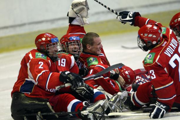 Russia ice sledge hockey