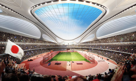 dezeen Japan-National-Stadium-by-Zaha-Hadid-Architects 2
