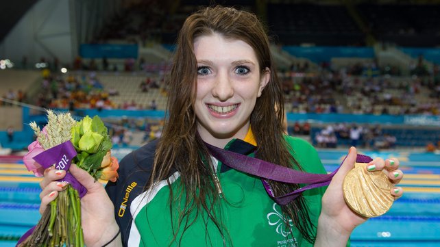 Bethany Firth with London 2012 medal