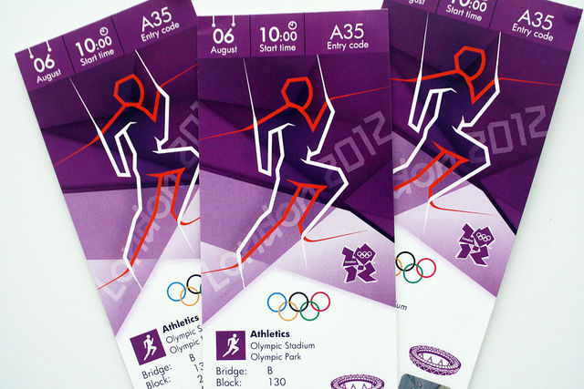London 2012 tickets athletics