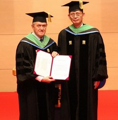 Prof Bruno Grandi and Ph D Ryosho Tanigama