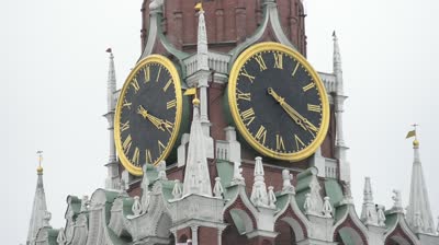 Russian clock in Red Square