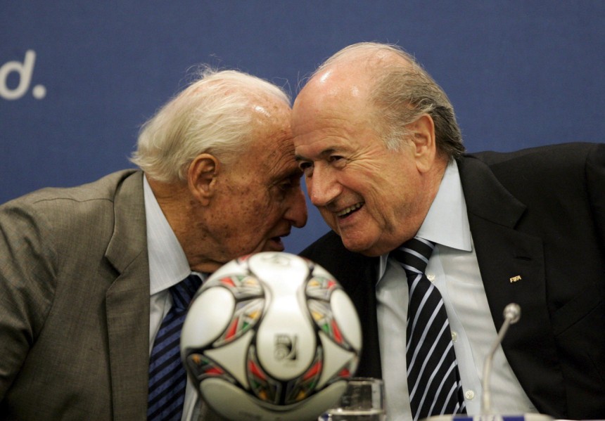 Sepp Blatter with Joao Havelange