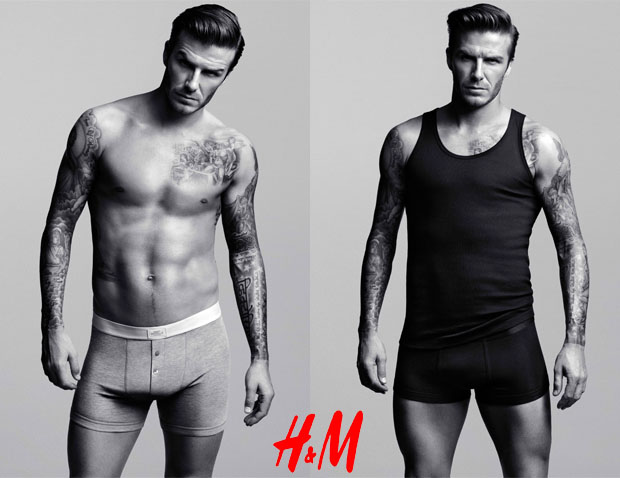 David Beckham in HM underpants