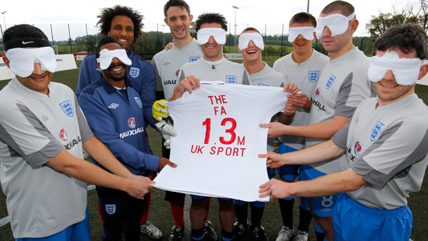 British disablity football celebrate UK sport award