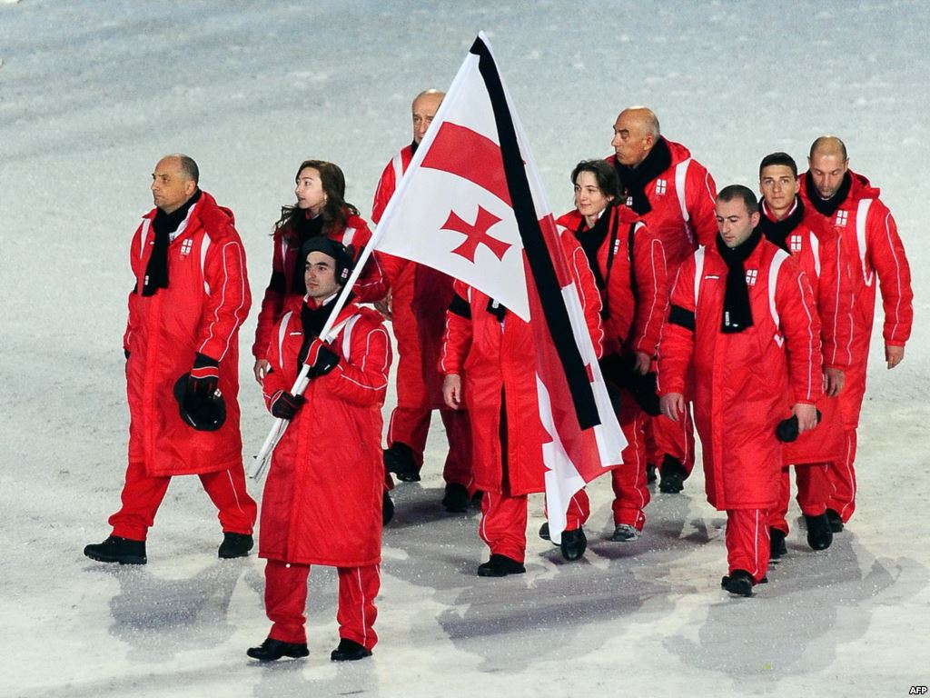 Georgia at Opening Ceremony of Vancouver 2010
