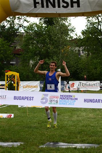 Jamie Cooke claims first ever World Cup victory in Budapest May 12 2013