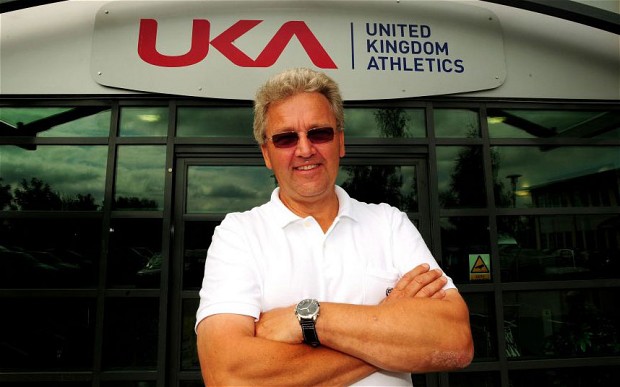 Peter Eriksson outside UK Athletics