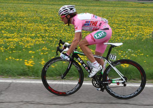 Danilo Di Luca in pink jersey