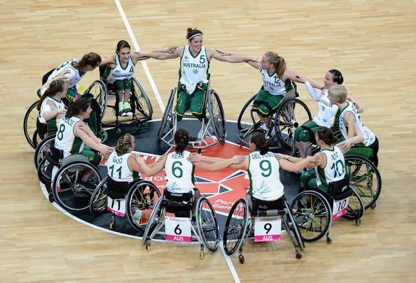 Australian womens wheelchair basketball team London 2012
