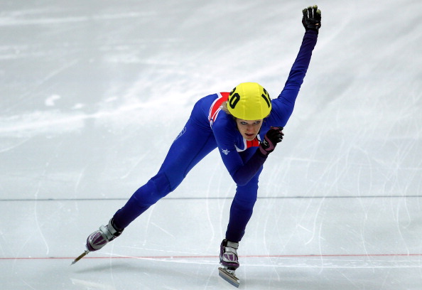 Elise Christie became Britains first female world medallist in short track speed skating