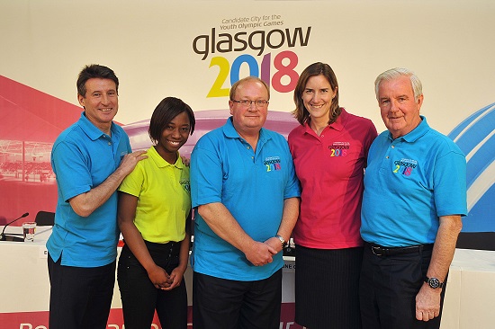 Glasgow 2018 bid team