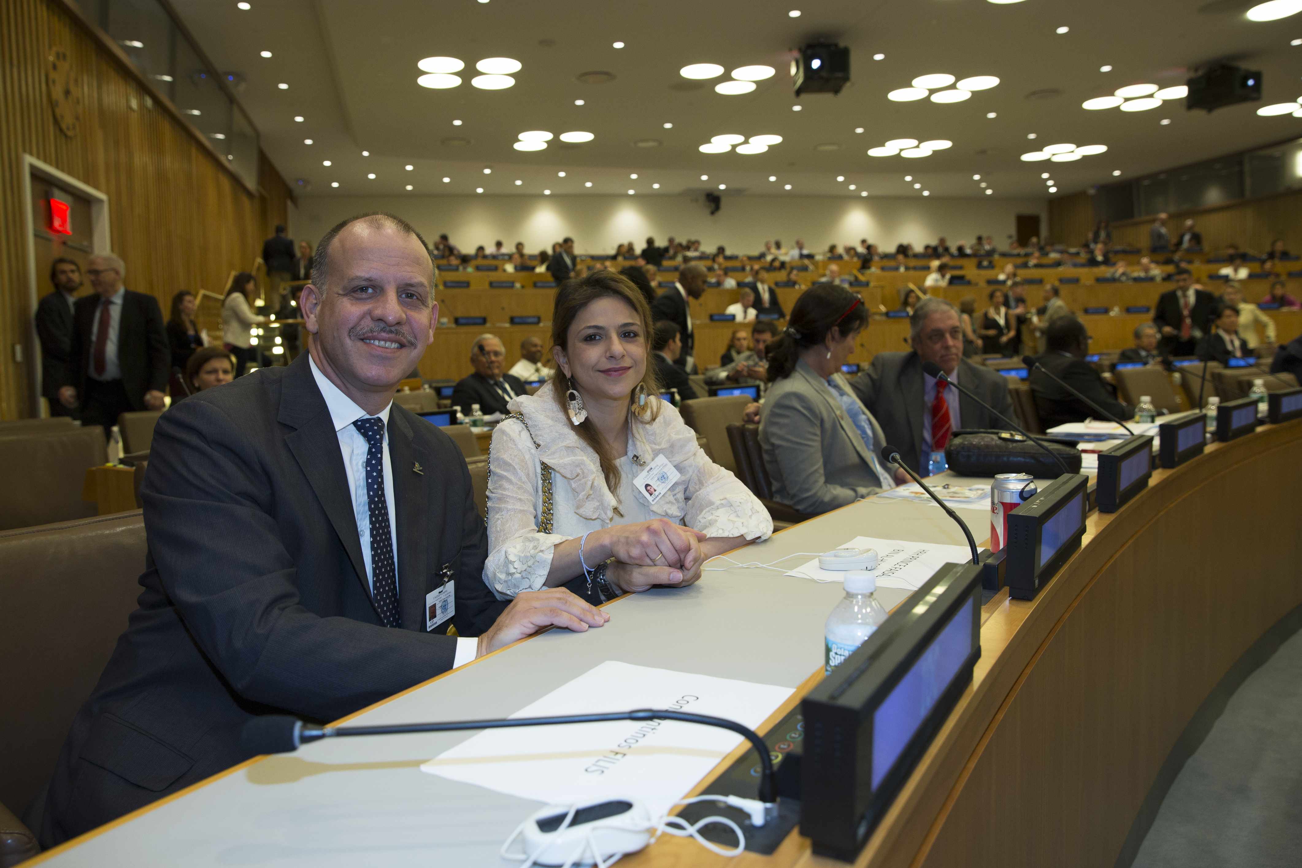 HRH Prince Feisal Al Hussein and HRH Princess Sarah Al-Feisal attend 3rd International Forum on Sport for Peace and Development at the UN Headqua 3