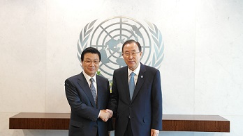 President Kim UN SG Ban21111