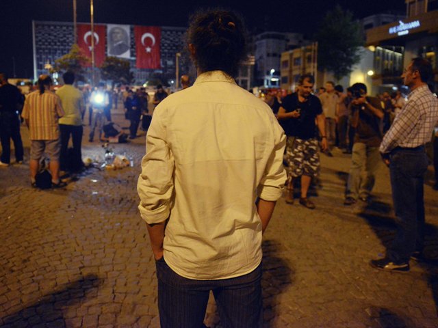 Standing Man Erdem Gunduz Istanbul