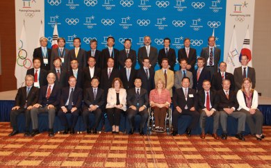 The IOC Coordination Commission for the PyeongChang 2018 Olympic Winter Games during their two-day session in Korea