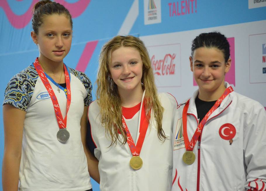 Abbie Wood took home one of Britains gold medals from the European Youth Olymic Festival winning the 200m breaststroke
