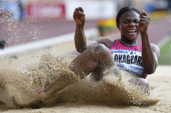 Blessing Okagbare secured victory in the long jump at the IAAF Diamond League Grand Prix in Monaco
