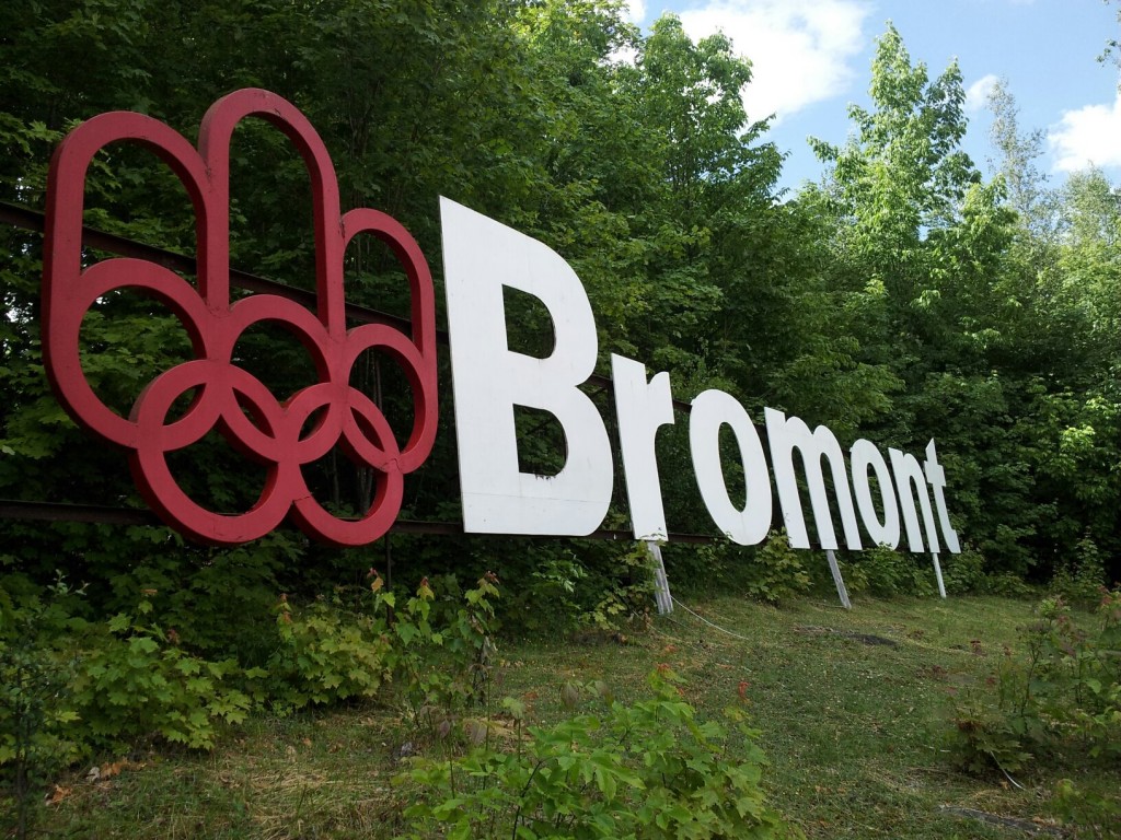 Bromont olympic sign